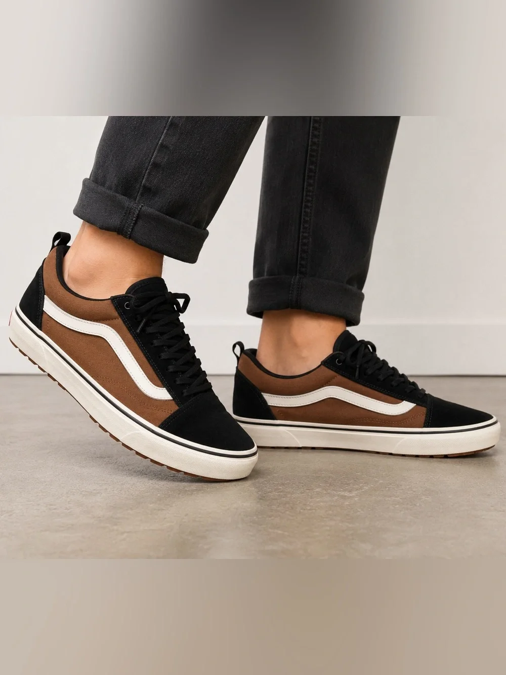 Vans Old Skool MTE Black Brown Suede Sneakers Shoes Men’s 7.5 Women’s 9 EU 40
